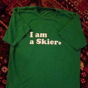 I am a Skier large t shirt